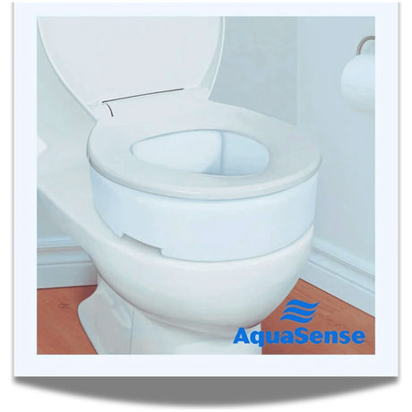 DRIVE AQUASENSE RAISED TOILET SEAT 3.5 " ELONGATED - #shop_name
