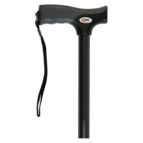 SOFT GRIP FOLDING CANE BLACK - #shop_name