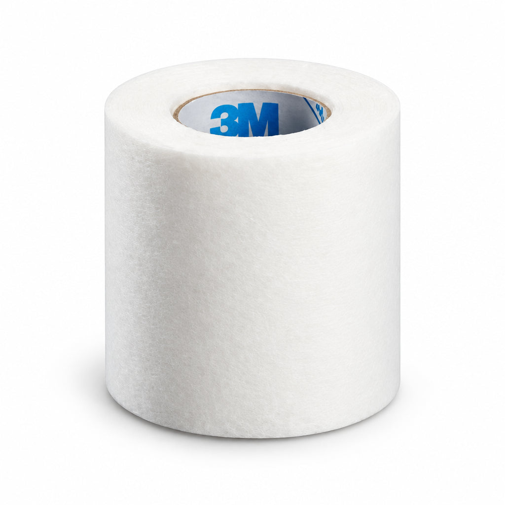 Roll of white tape with 3M branding on a white background - okotoks hc pharmacy