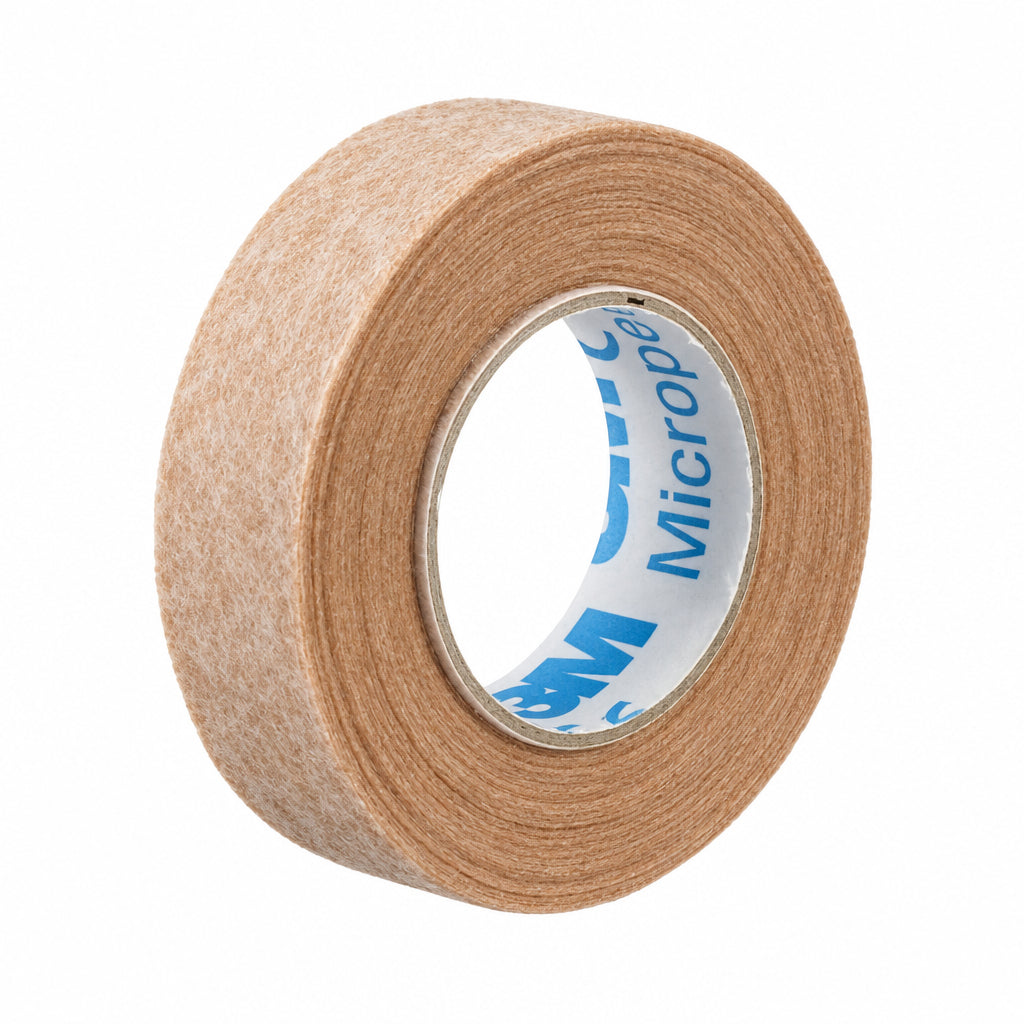 Roll of beige tape with '3M' and 'Micropore' branding on a white background - okotoks hc pharmacy