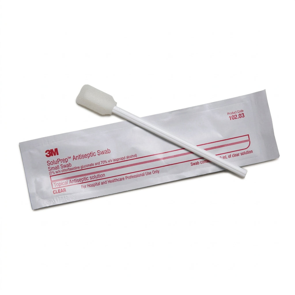 Antiseptic swab with packaging on a white background - okotoks hc pharmacy