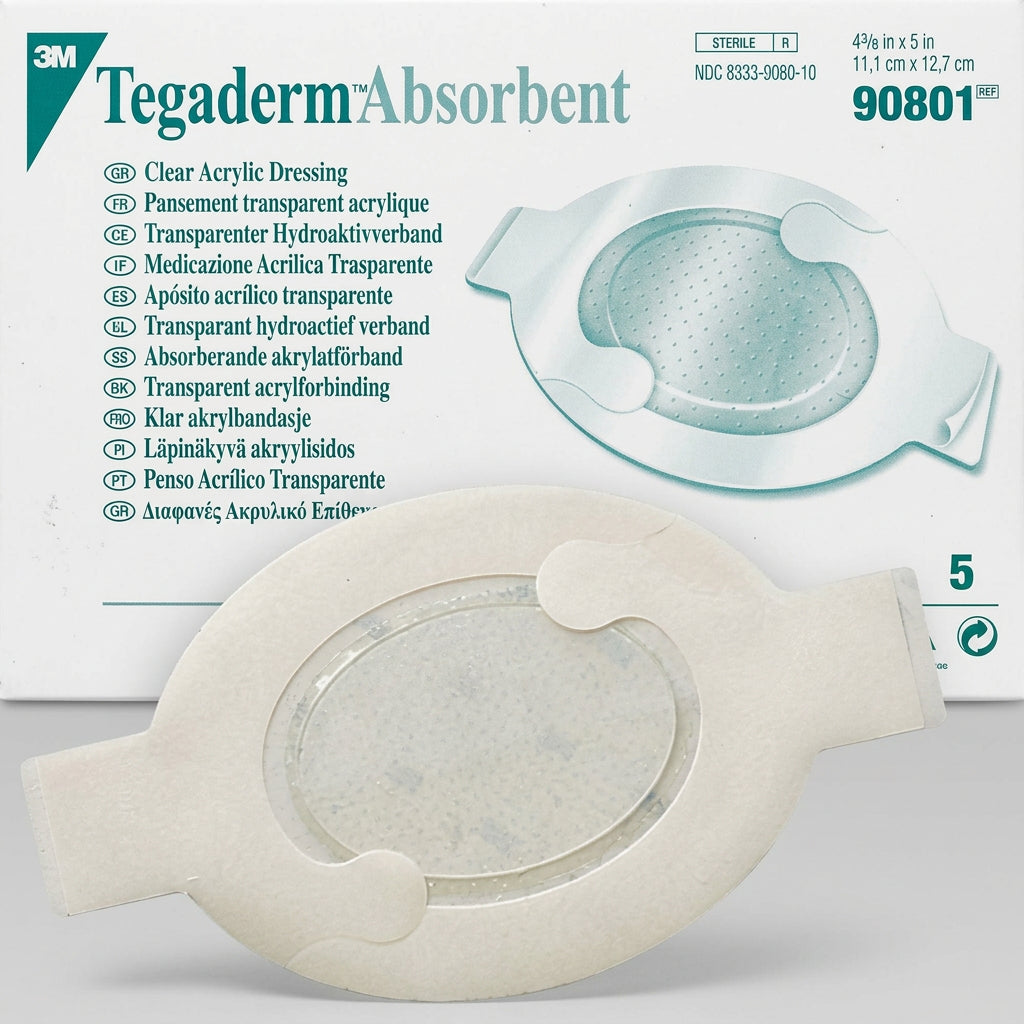 Tegaderm Absorbent dressing with 3M branding on a white background - okotoks hc pharmacy