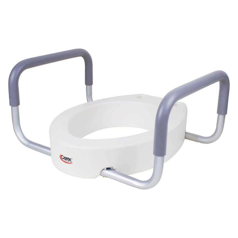 RAISED TOILET SEAT W/ARMS ELONGATED - #shop_name