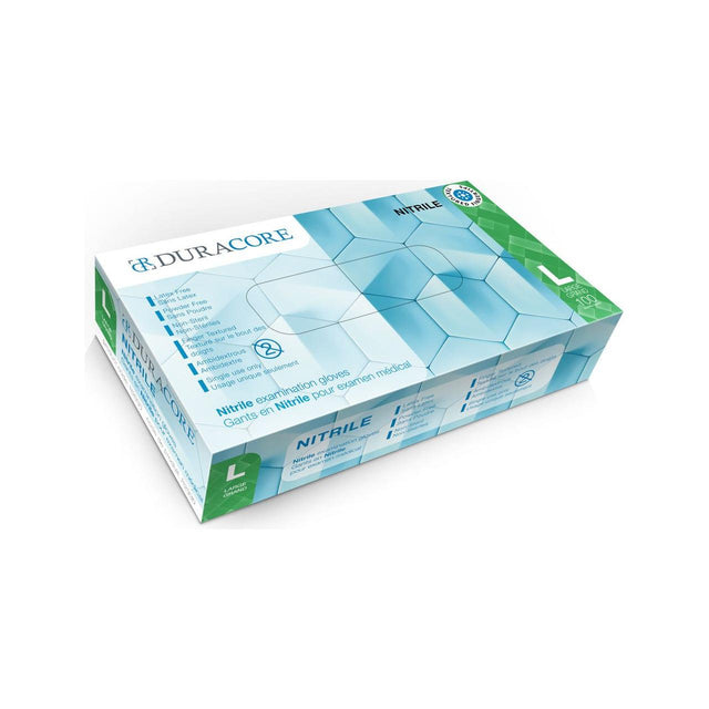DURACORE NITRILE EXAM GLOVES 100PK LARGE - #shop_name