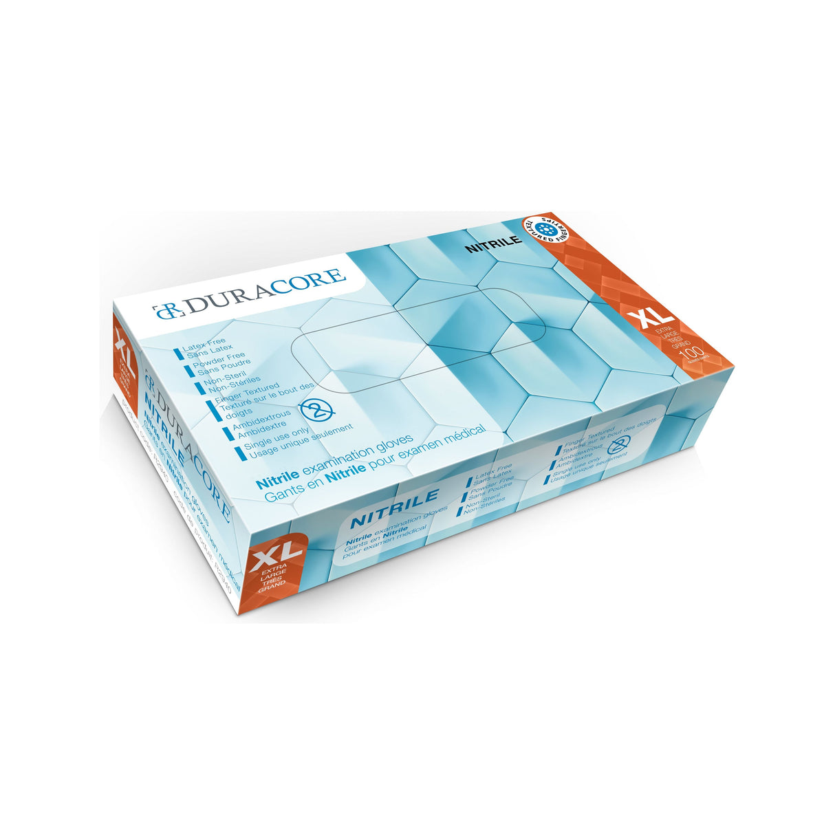 DURACORE NITRILE EXAM GLOVES 100 PK XLARGE - #shop_name