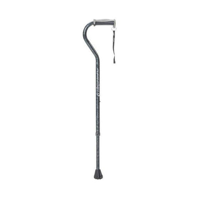 AIRGO OFFSET CANE GRAPHITE WITH GREY HANDLE - #shop_name