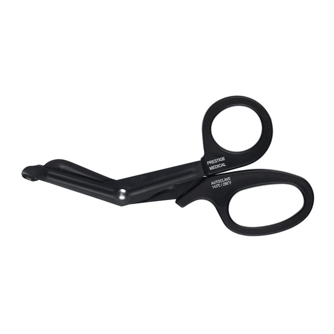 Black medical shears with 'Premier Medical' branding on a white background - okotoks hc pharmacy