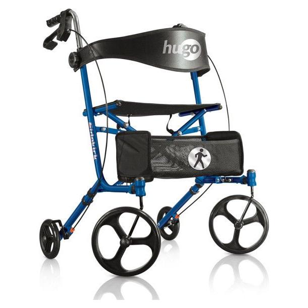 Hugo Sidekick Side Folding Rolling Walker with Seat - #shop_name