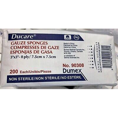 Ducare Woven Gauze Sponge 3x3 8Ply Non Sterile - #shop_name