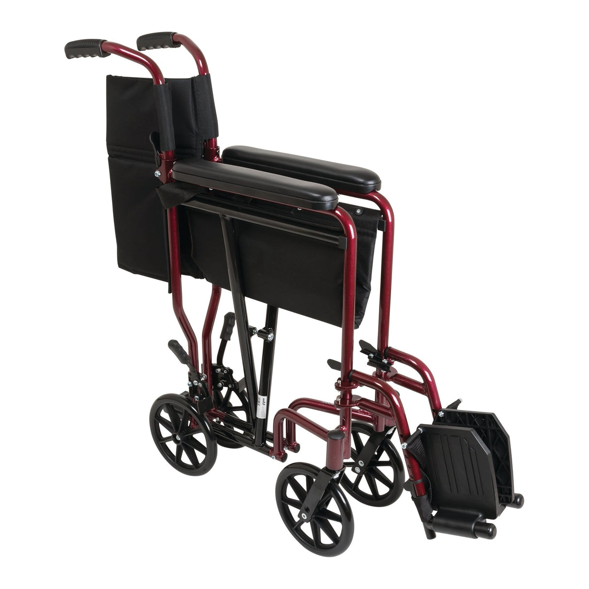 TRANSPORT CHAIR 19" BURGUNDY - #shop_name