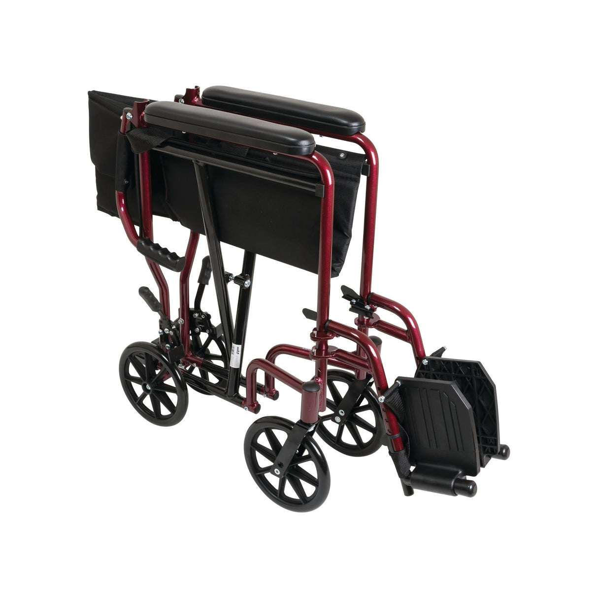 TRANSPORT CHAIR 19" BURGUNDY - #shop_name