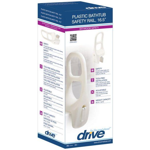 DRIVE BATHTUB SAFETY RAIL FLIP CLAMP - #shop_name