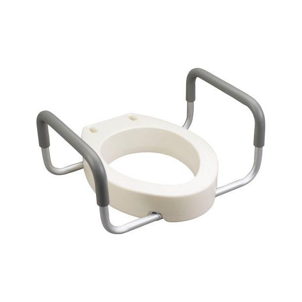 DRIVE PREMUIM RAISED TOILET SEAT W/ARM REST - #shop_name