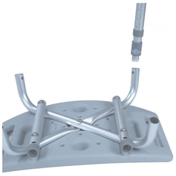 DRIVE DELUXE SHOWER CHAIR W/ BACK GRAY - #shop_name