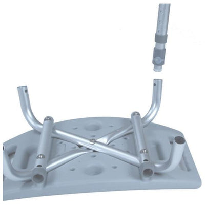 DRIVE DELUXE SHOWER CHAIR W/ BACK GRAY - #shop_name