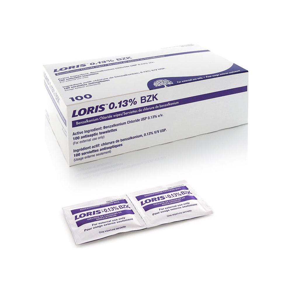 LORIS 0.13% BZK Antibacterial Wipes - #shop_name