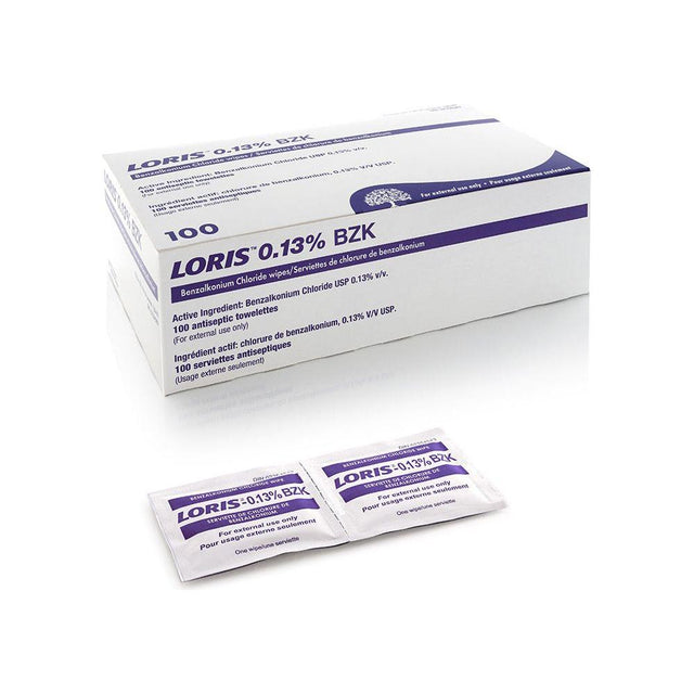 LORIS 0.13% BZK Antibacterial Wipes - #shop_name