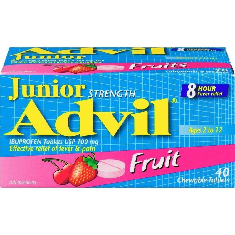 Advil Junior Strength Fruit Chewable Tablets 100mg - #shop_name