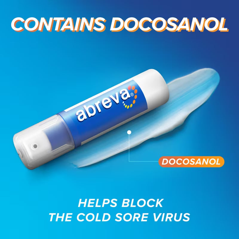 Abreva Cold Sore Treatment Cream Pump - okotoks hc pharmacy