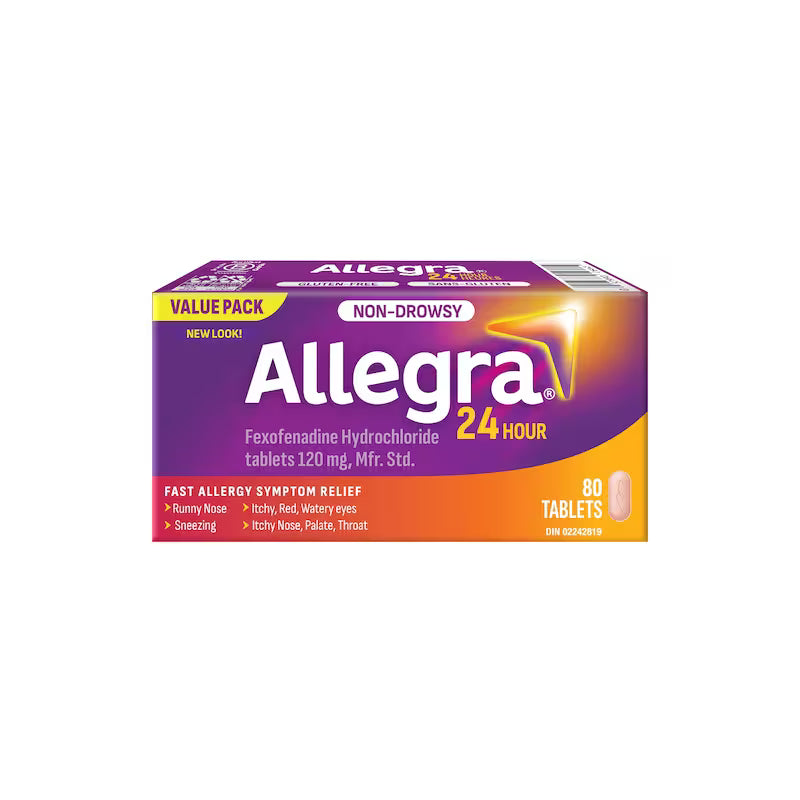 Allegra 24 Hour Allergy Relief Tablets 80 - okotoks hc pharmacy
