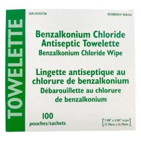 BENZALKONIUM CHLORIDE ANTISEPTIC TOWELETTE - #shop_name