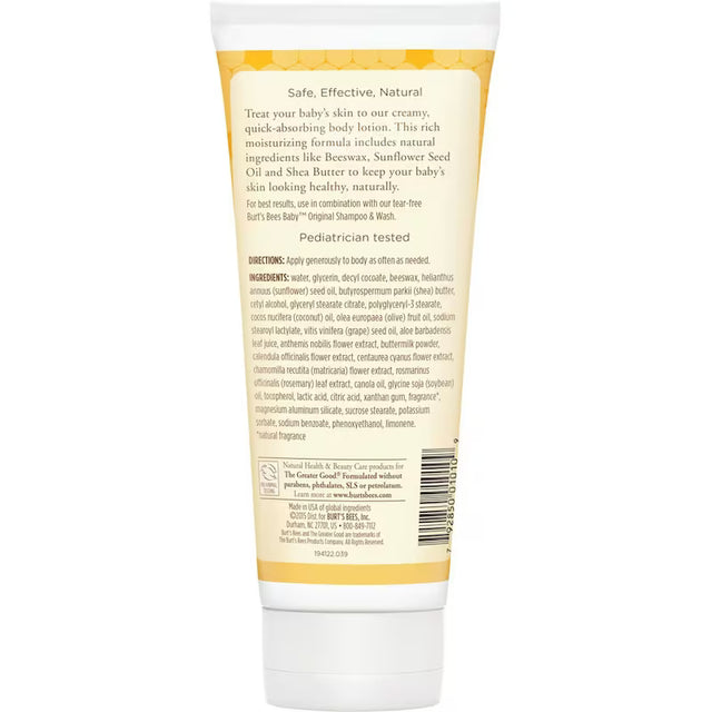 Baby lotion tube with text on a white background - okotoks hc pharmacy