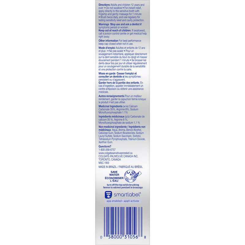 Colgate Sensitive Pro-Relief Enamel Repair Toothpaste - okotoks hc pharmacy