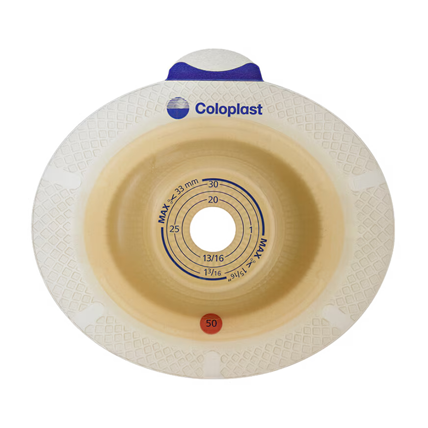 Coloplast SenSura® Convex Light Click 2-Piece Ostomy Baseplate 5/8" - 1-1/4" (15mm - 33mm) - COL 11021 - Okotoks HC Pharmacy