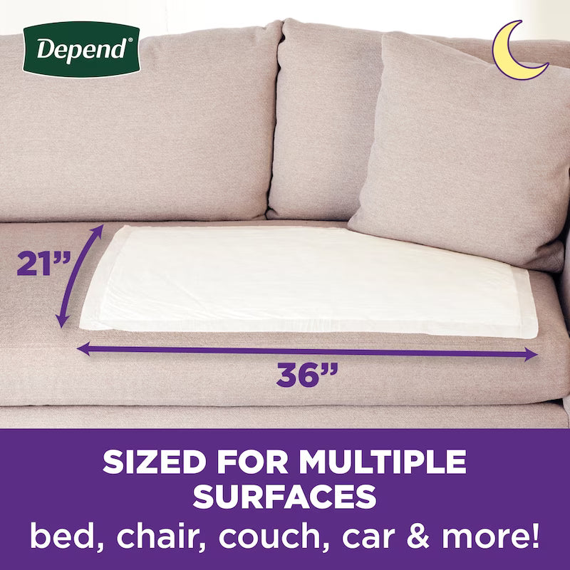 Depend Night Defense Disposable Underpads - 12 Pack - okotoks hc pharmacy
