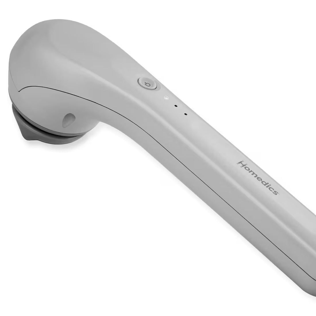 Gray handheld device with 'Homedics' branding on a white background - okotoks hc pharmacy