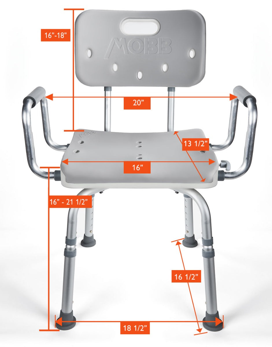 MOBB 360 Swivel Shower Chair MHSCIII - okotoks hc pharmacy
