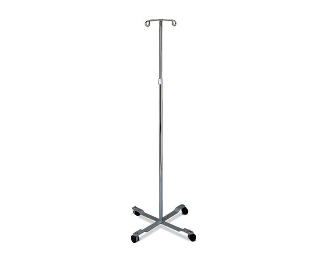 Metal stand with a pole on a white background - okotoks hc pharmacy