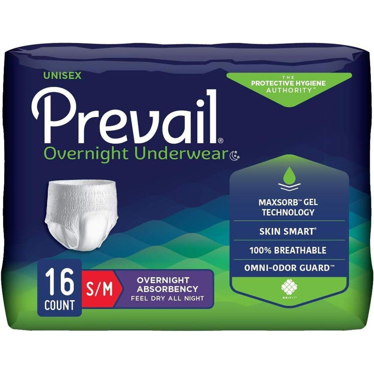 PREVAIL OVERNIGHT UNDERWEAR 16PK - #shop_name