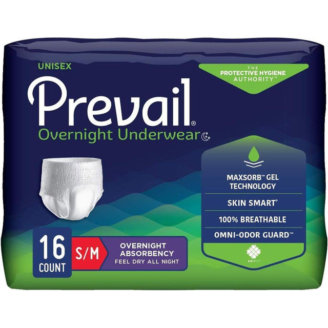 PREVAIL OVERNIGHT UNDERWEAR 16PK - #shop_name