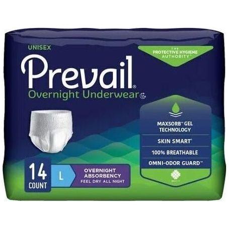 PREVAIL OVERNIGHT UNDERWEAR 16PK - #shop_name