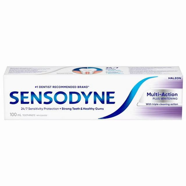 Sensodyne Multi-Action Plus Whitening Sensitivity Toothpaste - okotoks hc pharmacy