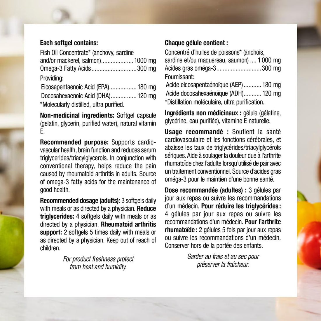 Product label with text on a white background - okotoks hc pharmacy