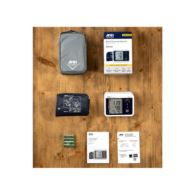 A&D Voice Guided Blood Pressure Monitor UA-1040TCNBLE - Okotoks HC Pharmacy