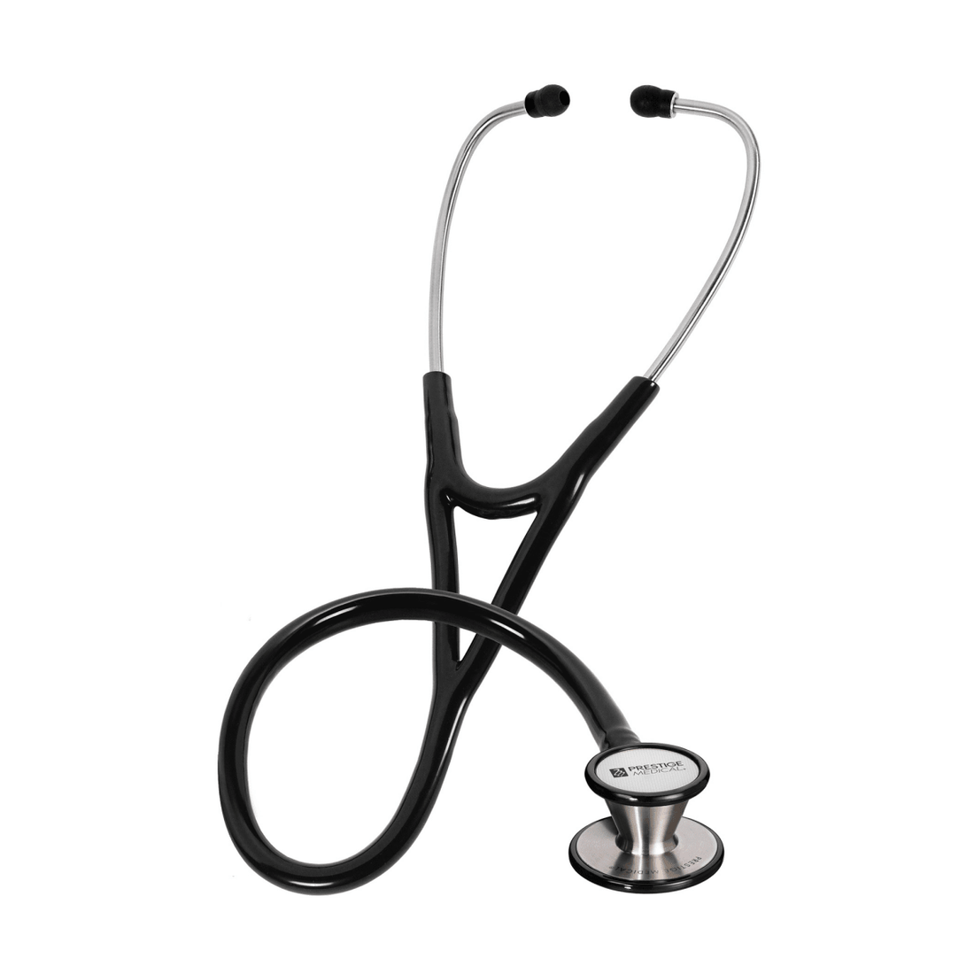 Black stethoscope on a white background - okotoks hc pharmacy