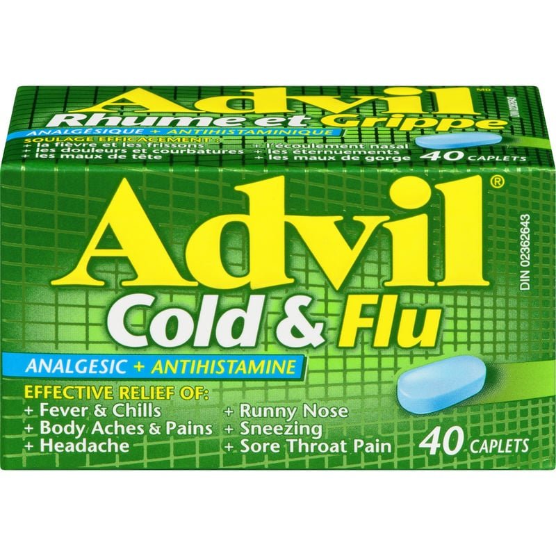 Advil Cold & Flu 40 Caplets - Okotoks HC Pharmacy