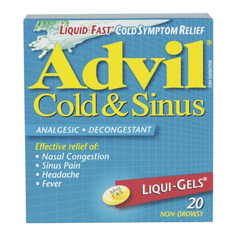 Advil Cold & Sinus Liqui - Gels 20 - #shop_name