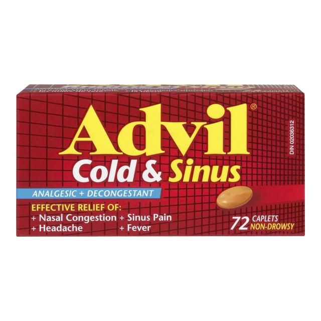 Advil Cold & Sinus CPLT 72 - Okotoks HC Pharmacy