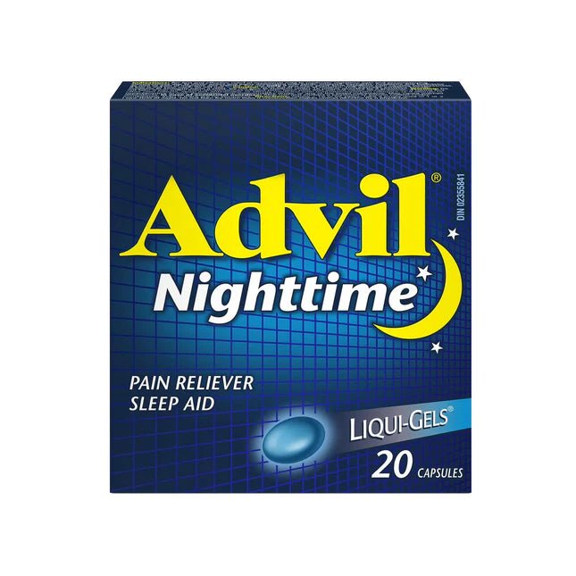 Advil Nighttime Liqui-Gels 200MG 20 - Okotoks HC Pharmacy