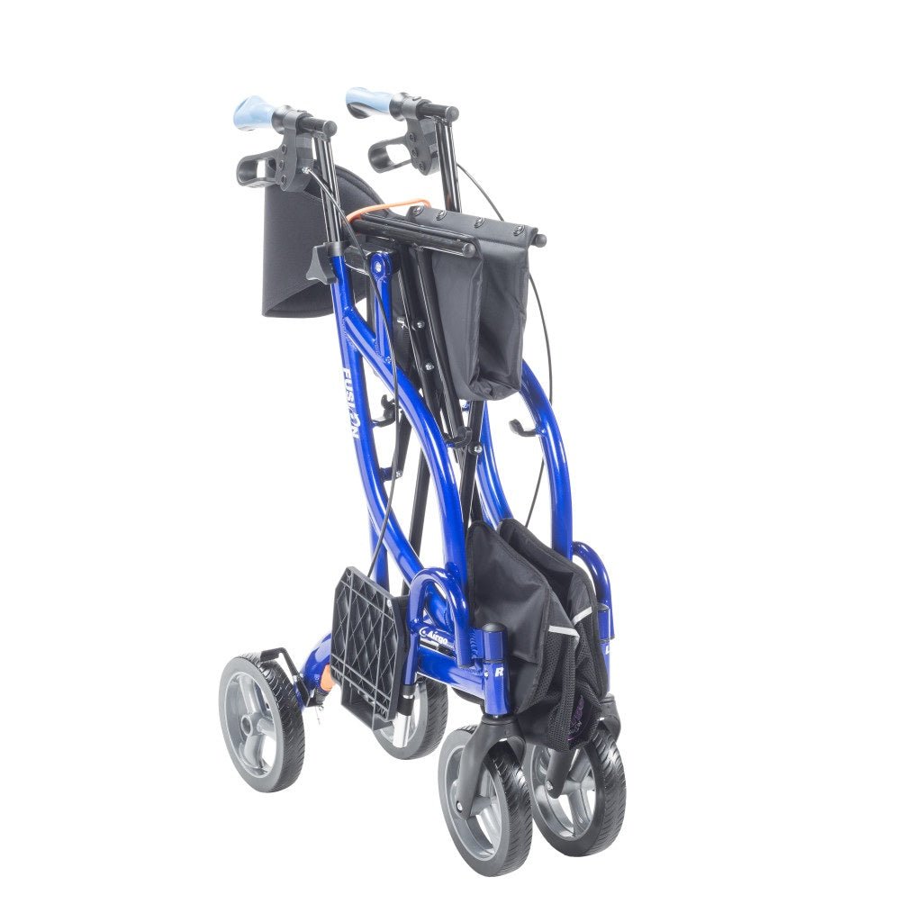 Airgo Fusion Side - Folding Rollator & Transport Chair - Okotoks HC Pharmacy