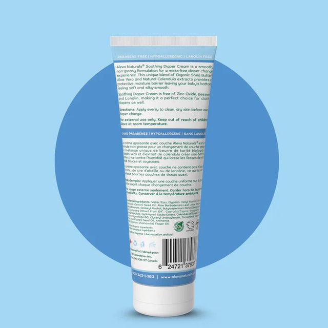 Tube of diaper cream with text on a blue background - okotoks hc pharmacy