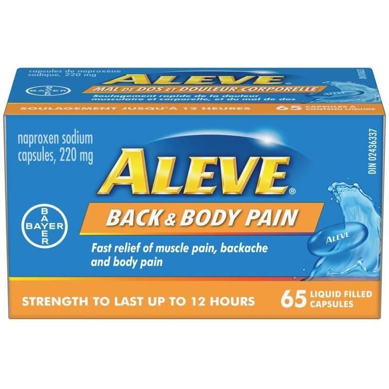 Aleve Back & Body Pain Liquid Capsules 220mg - #shop_name