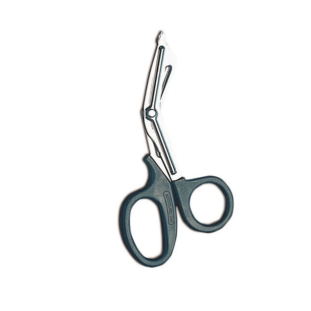 Pair of black scissors on a white background - okotoks hc pharmacy