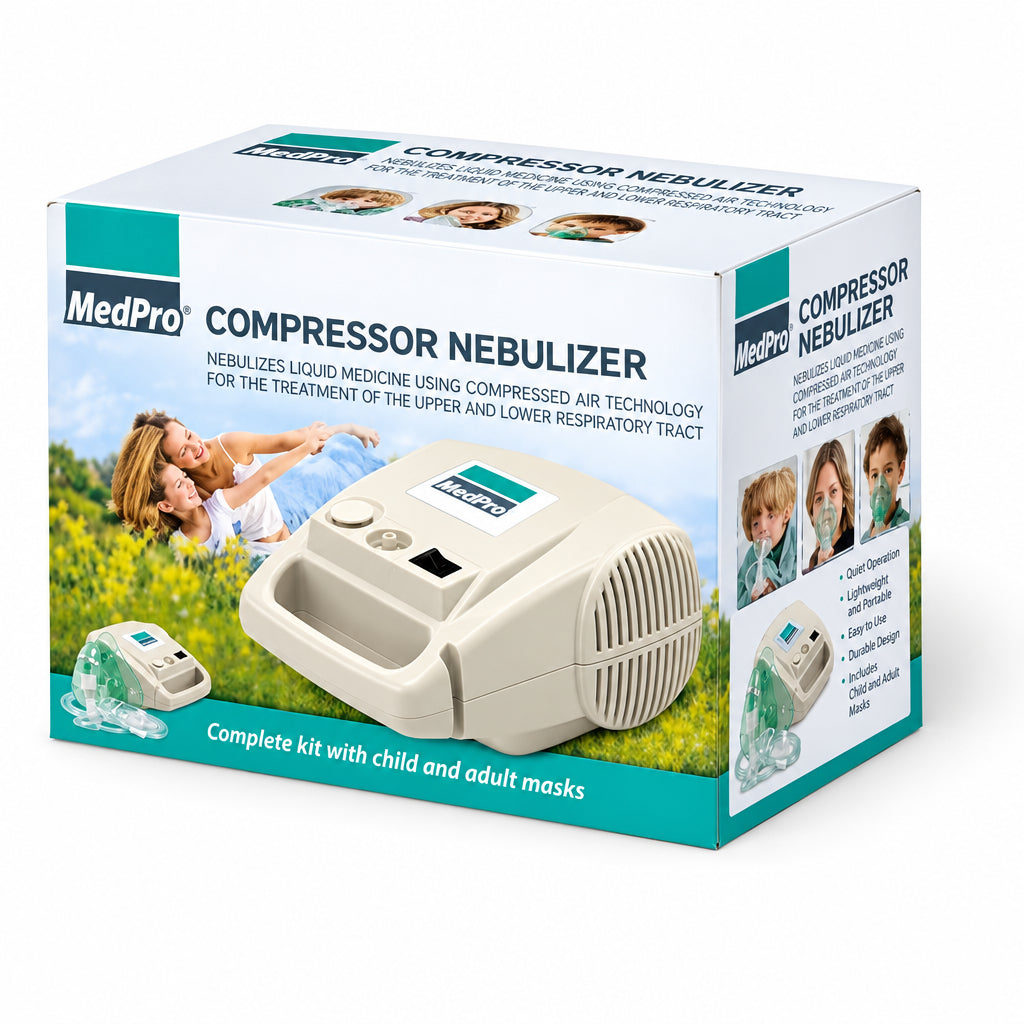 AMG Medpro Compressor Nebulizer Complete Kit with Child and Adult Masks - #shop_name