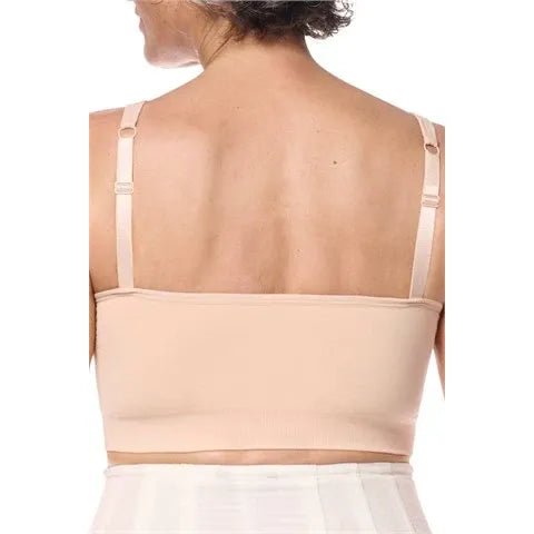 Amoena Emilia Wire-Free Front Closure Bra blush back - okotoks hc pharmacy