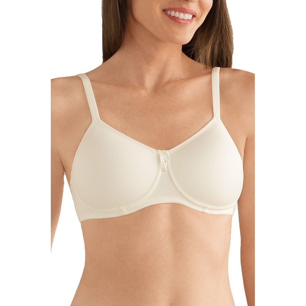 Amoena Lara Padded Wire-Free Bra off white - okotoks hc pharmacy